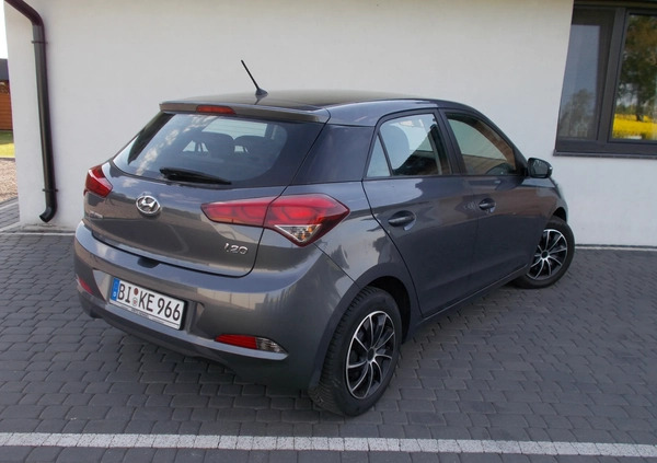 Hyundai i20 cena 29500 przebieg: 137121, rok produkcji 2015 z Czersk małe 92